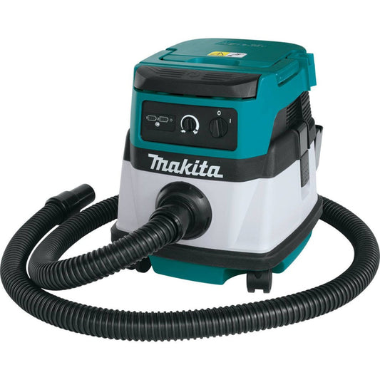 Makita XCV04Z - 36V (18V X2) LXT/Corded 2.1 Gallon HEPA Filter Dry Dust Extractor/Vacuum (Bare Tool) - XCV04Z