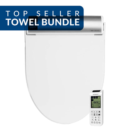 Bio Bidet BB-2000 Bidet Toilet Seat Bundle - 7ZBB2000E DRY