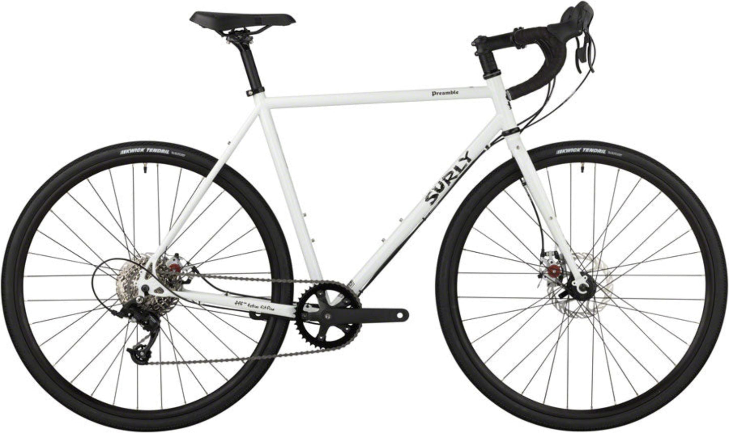 NEW Surly Preamble Steel Drop Bar All-Road Gravel Bike - Thorfrost White - 210000052057