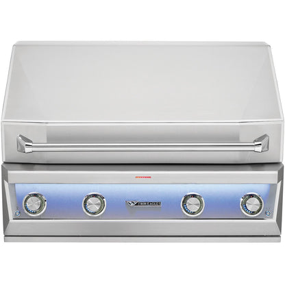 Twin Eagles 42" EAGLE ONE Super Premium Gas Grill with Black Glass Infrared Rotis Burner and Sear Zone - TE1BQ42RS-L