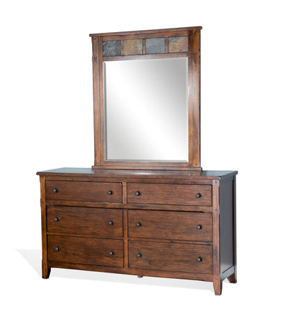 Sunny Designs Santa Fe - Petite Dresser - Dark Chocolate - 2334DC-D