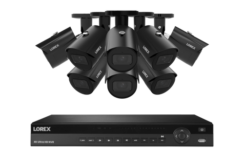 Lorex Elite Series 4K 16 Camera Capable 6TB Wired NVR System with 4MP (2K) A4 IP Bullet Cameras - N2K6-168BB-A4