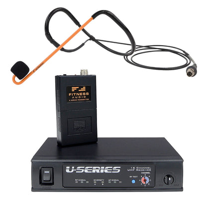 Fitness Audio U-Series System with Cyclemic Fitness Headset Microphone