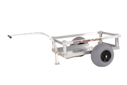 Alumacart Bimini Beach and Fishing Wagon with Rod Holders With No Hitch New - ALUM203