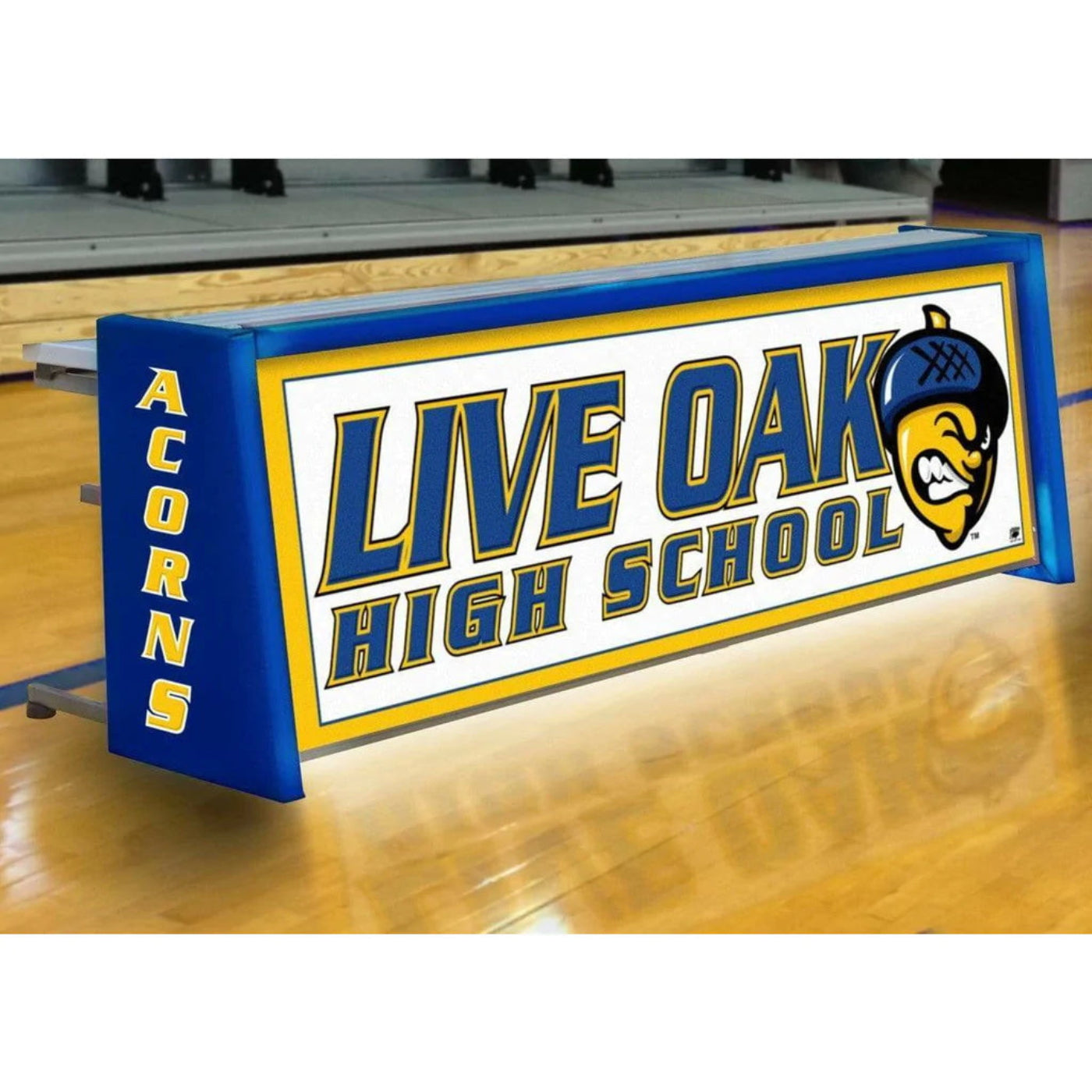 Bleacher Bison 8' Sport Pride LED Illuminated Scorers Table - ST85FI