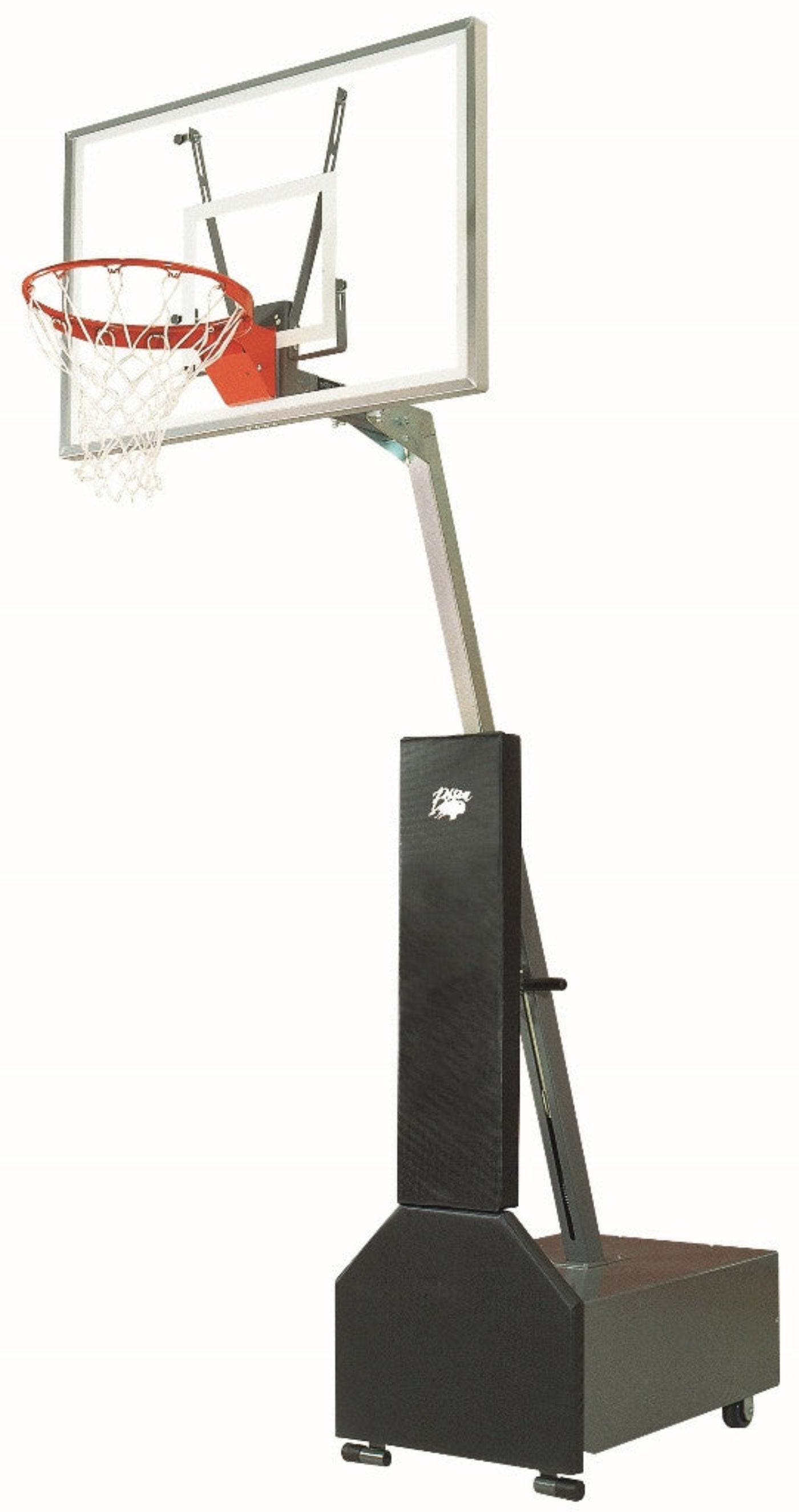 Bison Club Court Portable Basketball Hoop - 48 Inch Acrylic - BA833BI