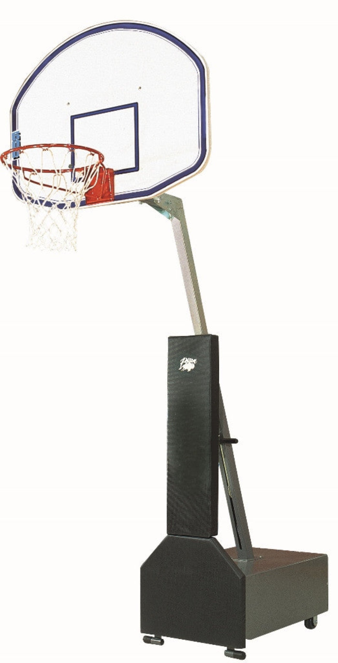 Bison Club Court Portable Basketball Hoop - 48 Inch Graphite - BA832BI