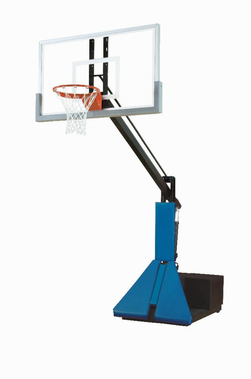 Bison Super Max Portable Basketball Hoop - 60 Inch Glass - BA853GXLBI