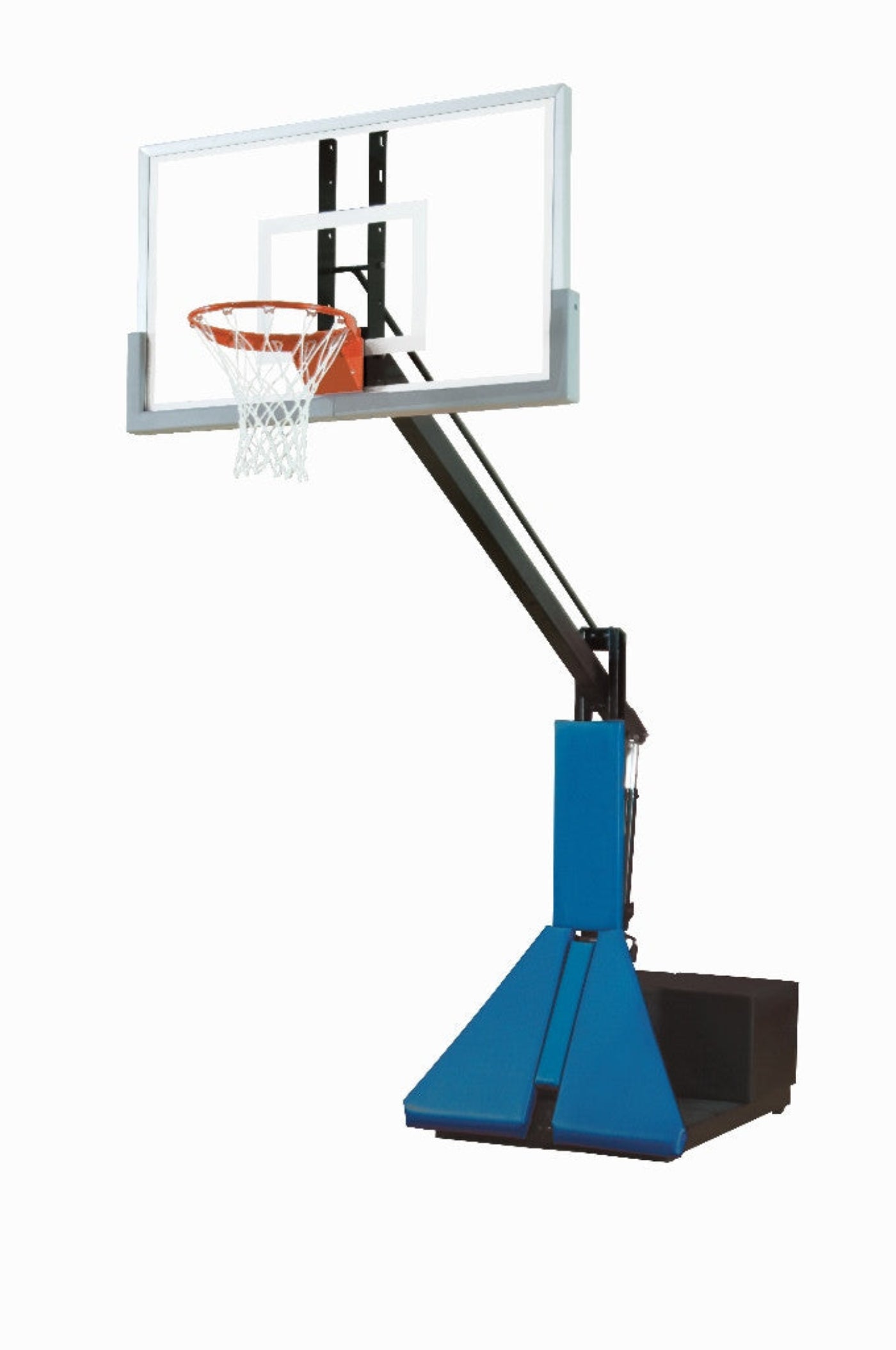 Bison Super Max Portable Basketball Hoop - 60 Inch Glass - BA853GXLBI