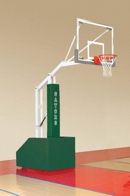 Bison T-Rex 54 SR Club Portable Basketball Hoop - 72 Inch Glass - BA894GSRBI