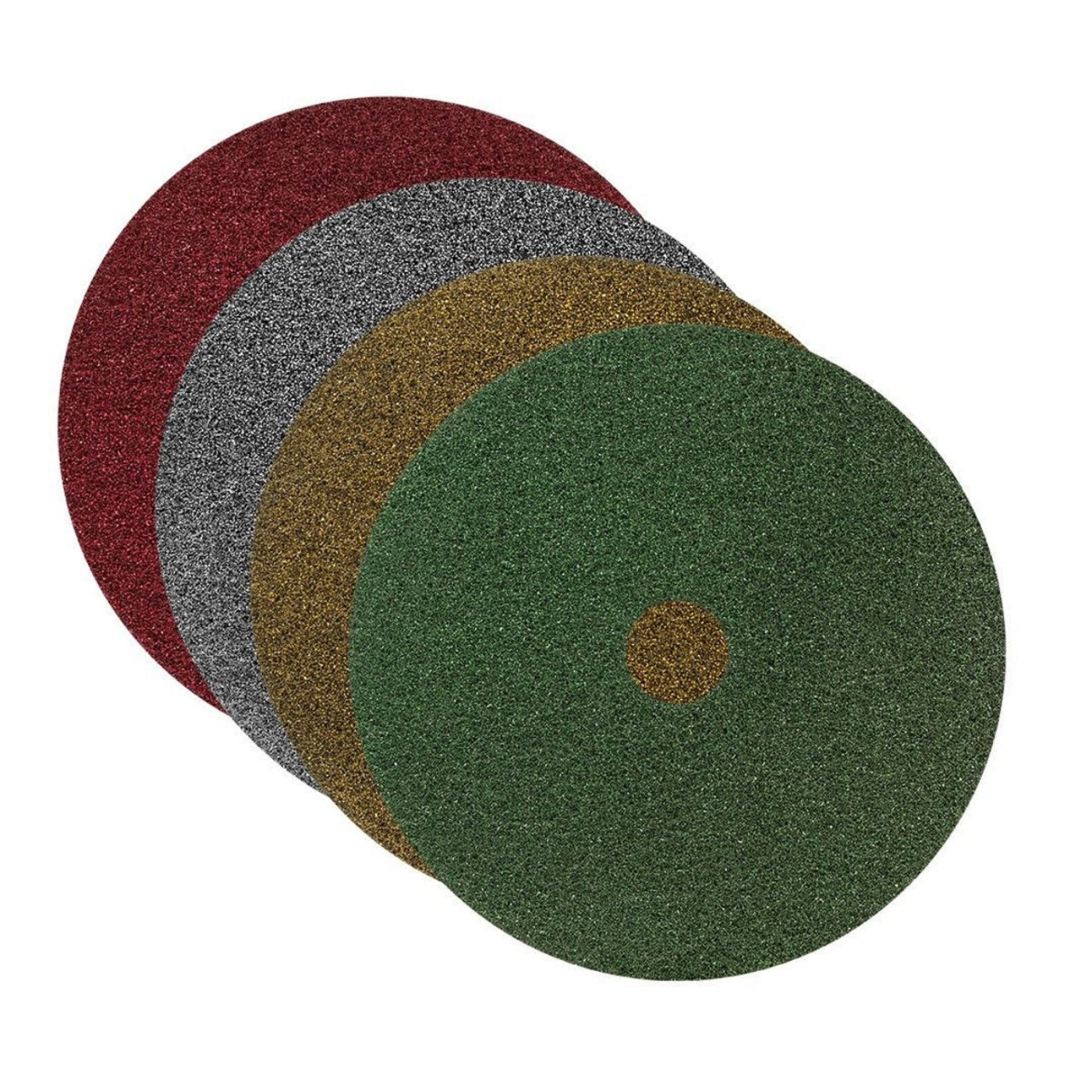 CleanFreak Black Diamond Concrete & Natural Stone Floor Prep Pads Started Pack (17" or 20" Round) - Case of 4 - AME-442017