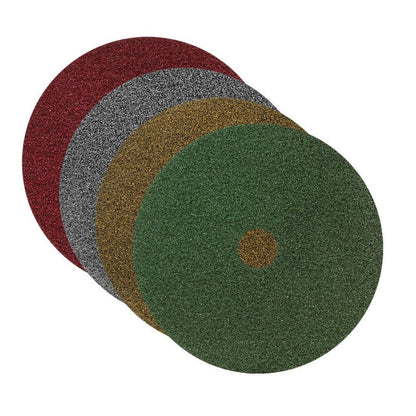 CleanFreak Black Diamond Concrete & Natural Stone Floor Prep Pads Started Pack (17" or 20" Round) - Case of 4 - AME-442017