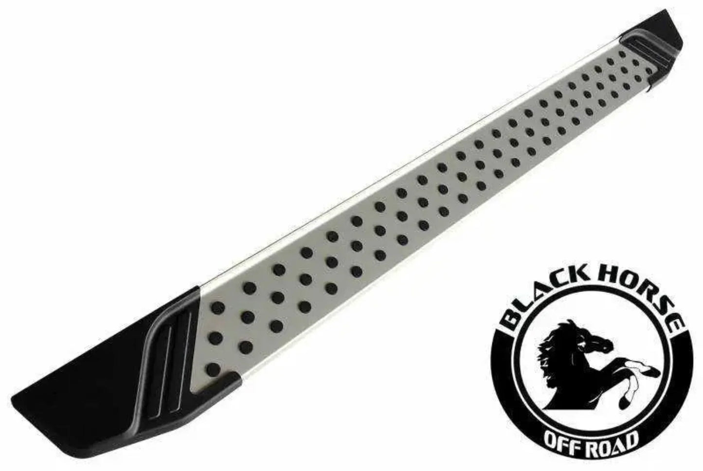 Black Horse VO-K376 Vortex Running Boards Aluminum - BLKVOK376