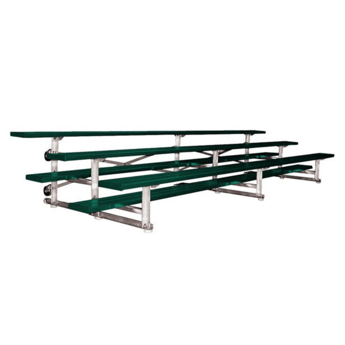 Bleacher - 15 ft. (3 Row - Single Foot Plank) -Tip & Roll - BLCH-3TRG