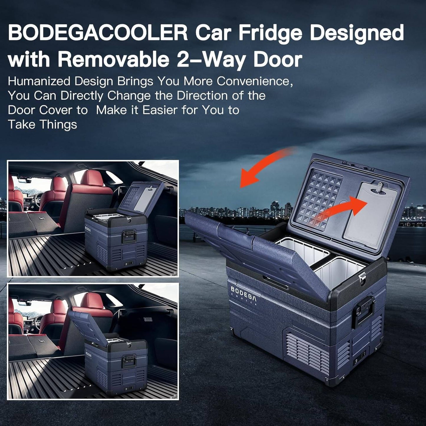 Bodegacooler Electric Cooler 76/95qt Dual Zone