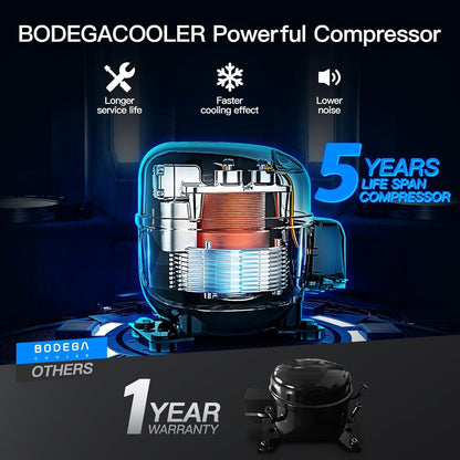 Bodegacooler Electric Cooler 76/95qt Dual Zone