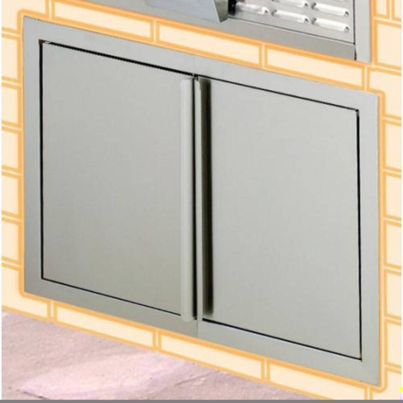 Broilmaster Stainless Steel Barbecue Grill Island Door Kit  - BDA