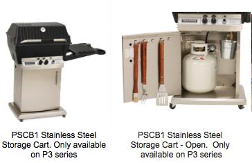Broilmaster Stainless Steel Storage Cart/Base with Removable Casters (PSCB1)