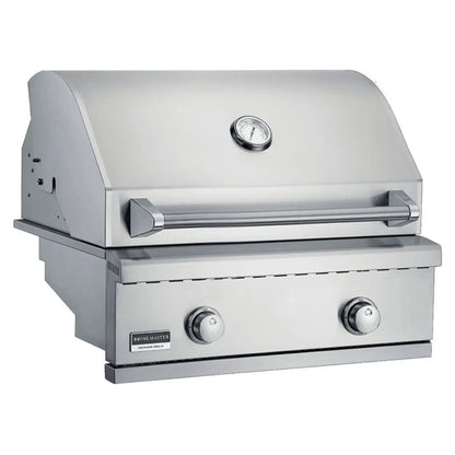 Broilmaster B-Series Basic Edition 25-Inch 3-Burner Premium Natural Gas Grill and Grill Cart in Stainless Steel - AP2-BSB253NLN