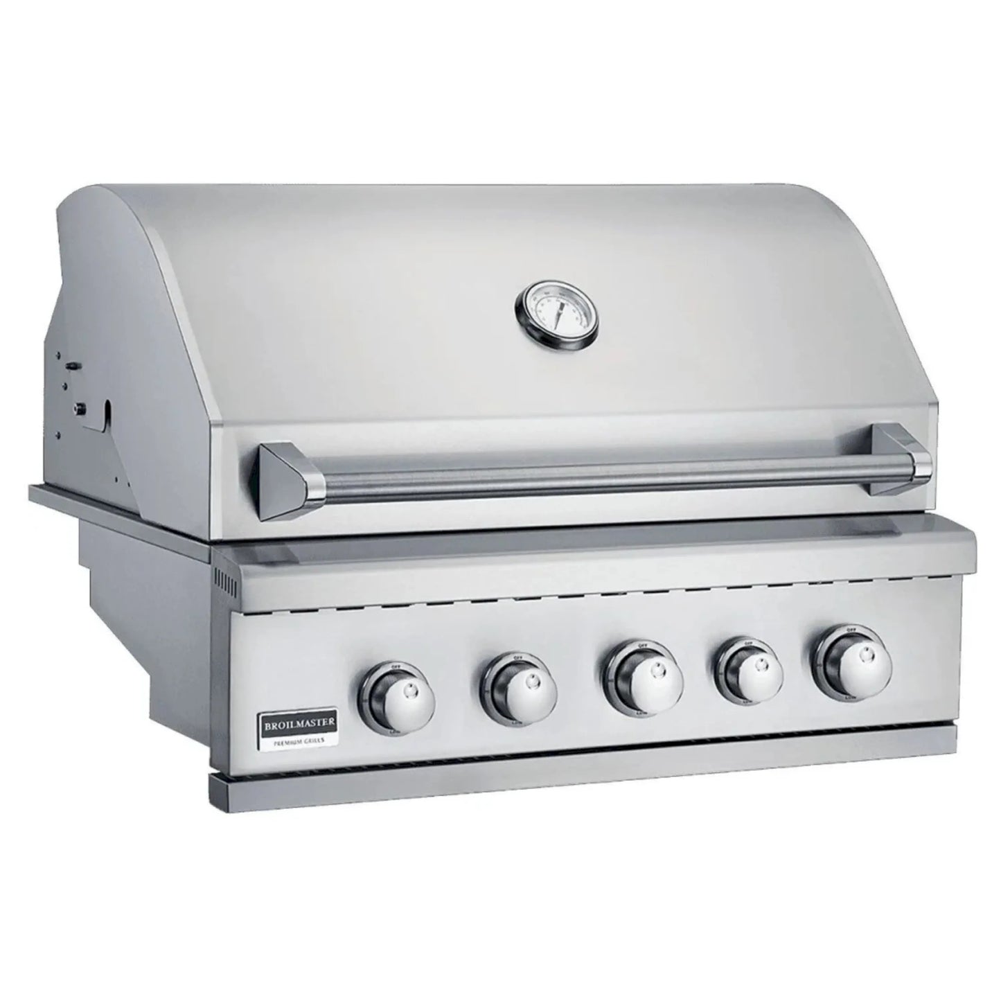 Broilmaster B-Series 32-Inch 4-Burner Premium Natural Gas Grill and Grill Cart in Stainless Steel - AP2-BSB324NLN