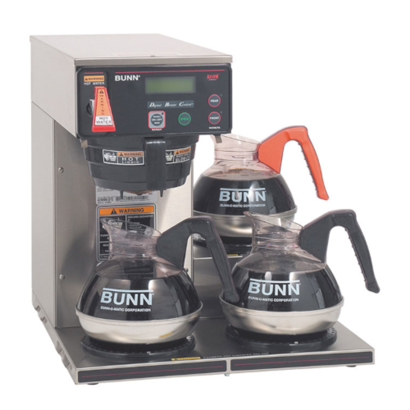 Bunn AXIOM-DV-3 200 oz. Capacity Dual Voltage Coffee Brewer - BU387000009