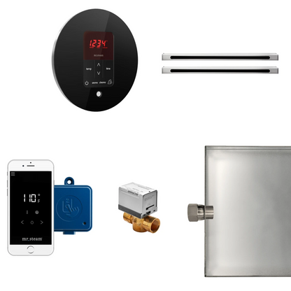 Mr Steam Butler Max Linear Package Round Black - BUTLERLXRBK