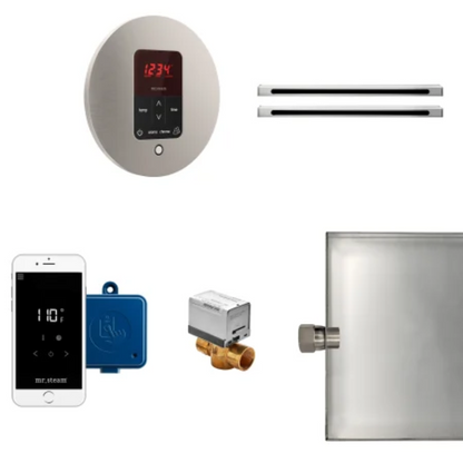 Mr Steam Butler Max Linear Package Round Brushed Nickel - BUTLERLXRBN