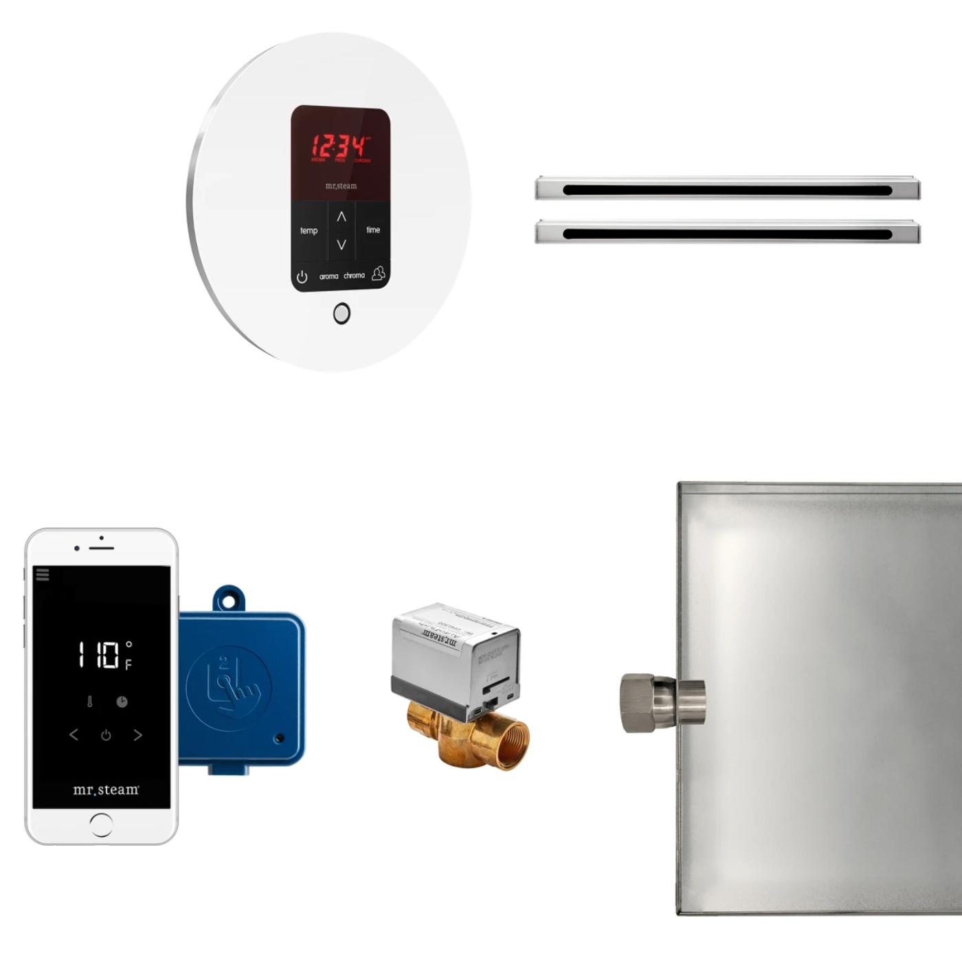 Mr Stream Butler Max Linear Package Round White - BUTLERLXRWH