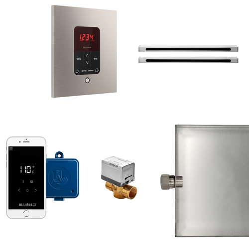 Mr Stream Butler Max Linear Package Square Brushed Nickel - BUTLERLXSBN