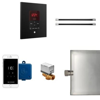 Mr Steam  Butler Max Linear Package Square Matte Black - BUTLERLXSMB