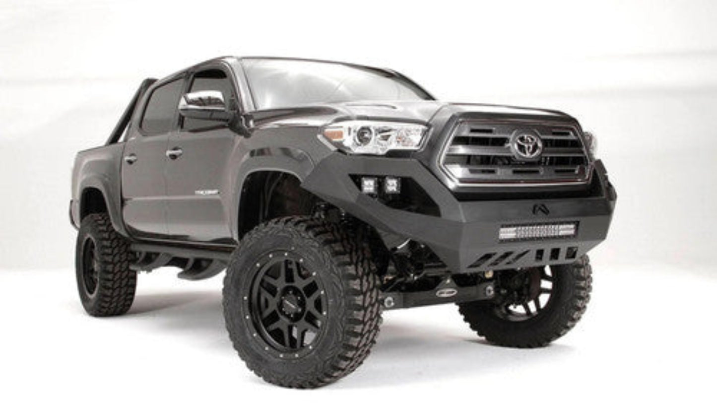 Fab Fours Vengeance Series Front Bumper - 2023-2016 Toyota Tacoma - TT16-D3651-1