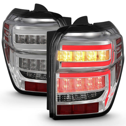 ANZO Rear Tail Light Chrome Housing Clear Lens | 2014-2023 Toyota 4Runner  - ANZ311313