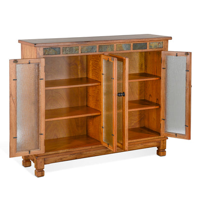 Sunny Designs Sedona - Adjustable Shelf Wood Bookcase - Rustic Oak - 2813RO2