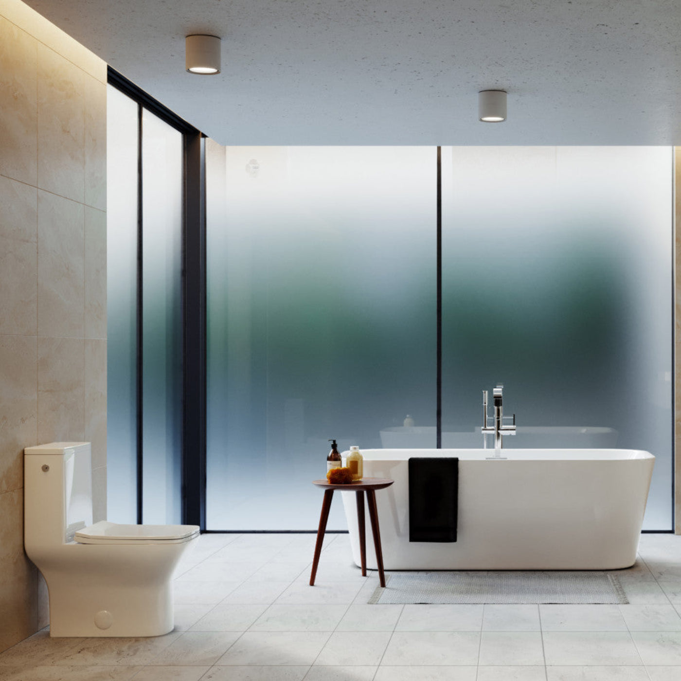 Swiss Madison Carre One-Piece Square Toilet Dual-Flush 1.1/1.6 gpf, Touchless - SM-1T264