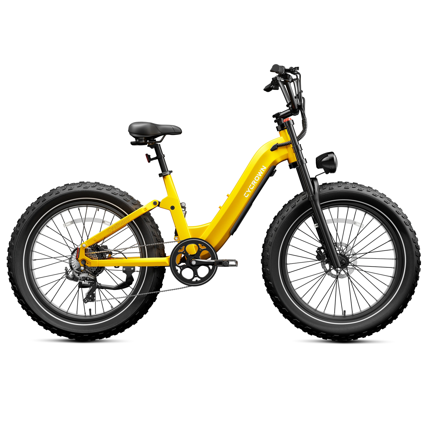 Samson Cycrown Roma ST Electric Bike All-Terrain Step-Through Frame 1500W 28 MPH 90 Mile Range 48V New - ROMA-ST-INDIGO-BLUE