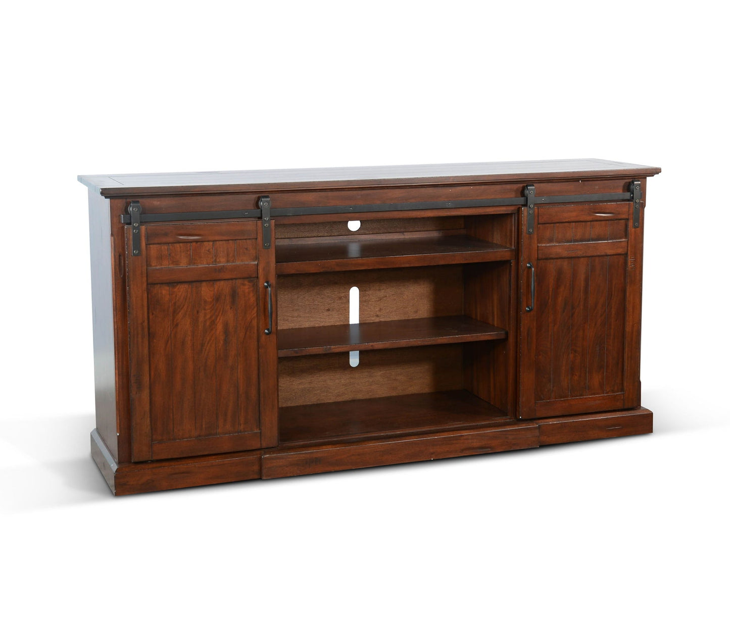 Sunny Designs Tuscany - TV Console - Vintage Mocha - 3648VM-A