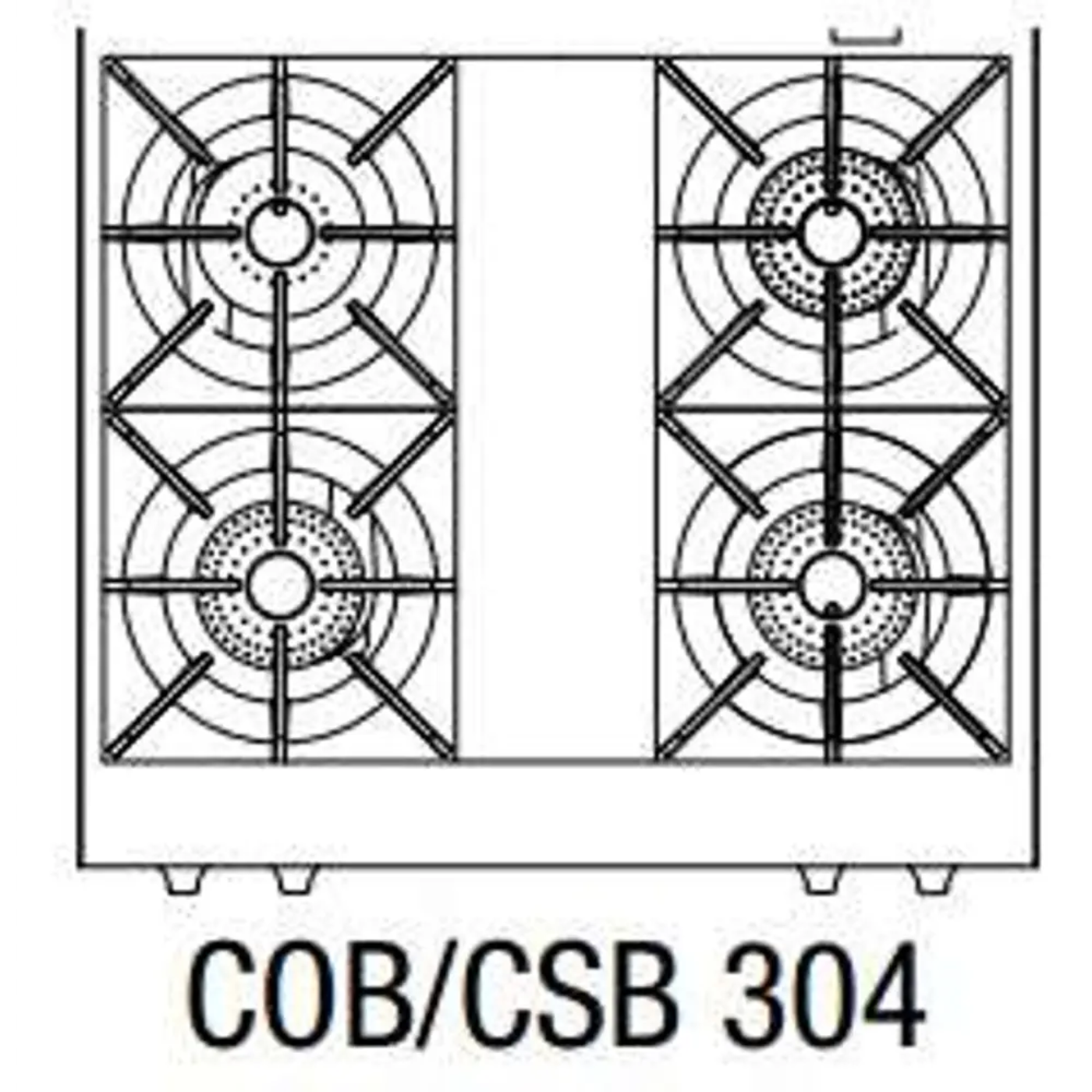 Capital 30" Connoisseurian Dual Fuel Range, 4 Open Burners - COB304N