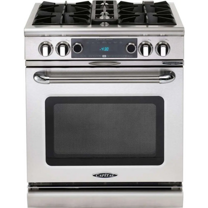 Capital 30" Connoisseurian Dual Fuel Range, 4 Open Burners - COB304N