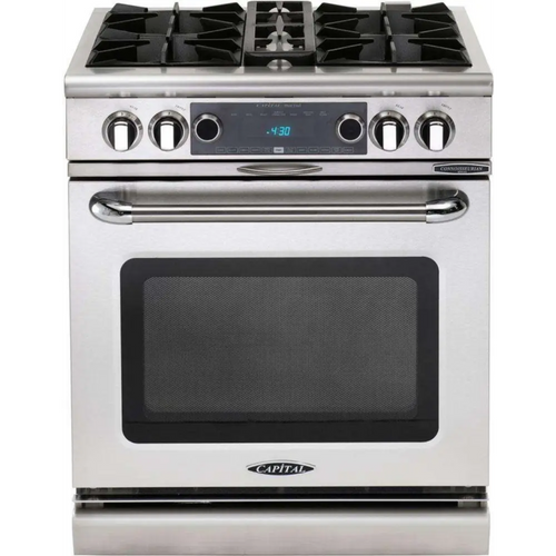 Capital 30" Connoisseurian Dual Fuel Range, 4 Open Burners - COB304N