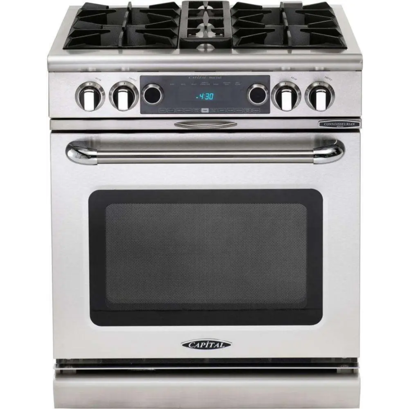 Capital 30" Connoisseurian Dual Fuel Range, 4 Open Burners - COB304N