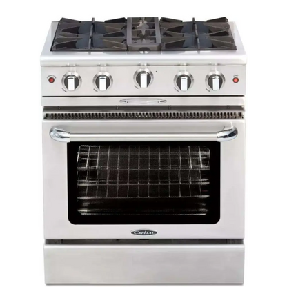 Capital 30" Culinarian Self Clean Gas Range, 4 Open Burners - CGSR304N