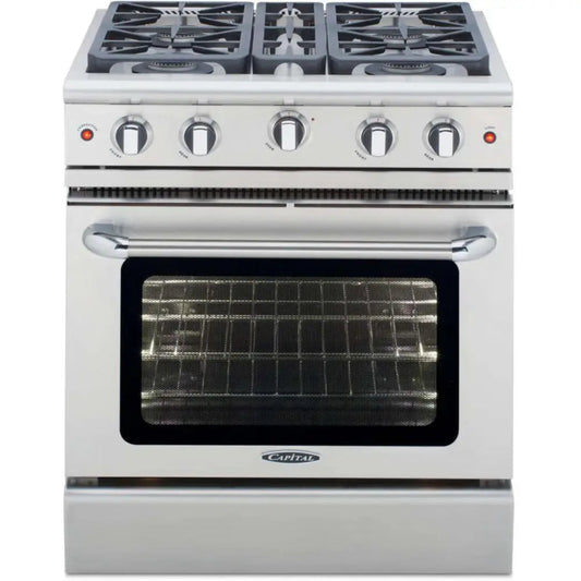 Capital 30" Precision Gas Range, 4 Sealed Burners - MCR304N