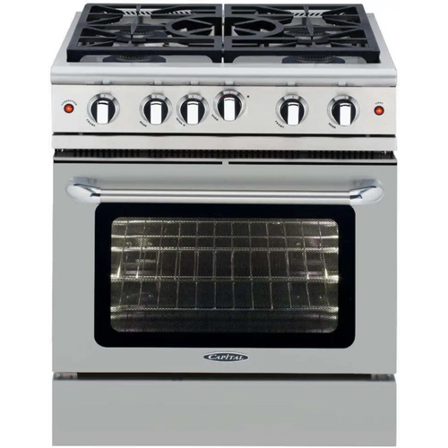 Capital 30" Precision Gas Range, 5 Sealed Burners, Wok Burner - MCR305N
