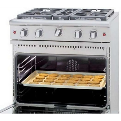 Capital 30" Precision Gas Range, 5 Sealed Burners, Wok Burner - MCR305N