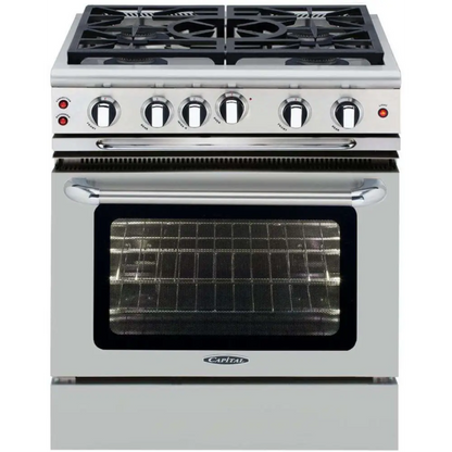 Capital 30" Precision Self Clean Gas Range, 4 Sealed Burners, Wok Burner - GSCR305N