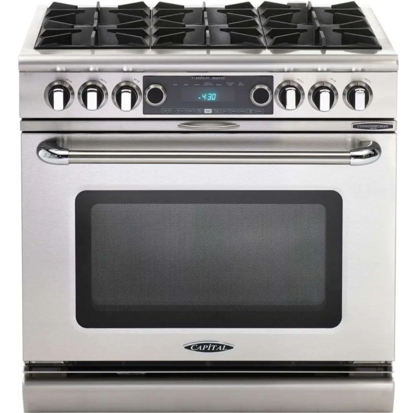 Capital 36" Connoisseurian Dual Fuel Range, 6 Open Burners - COB366N