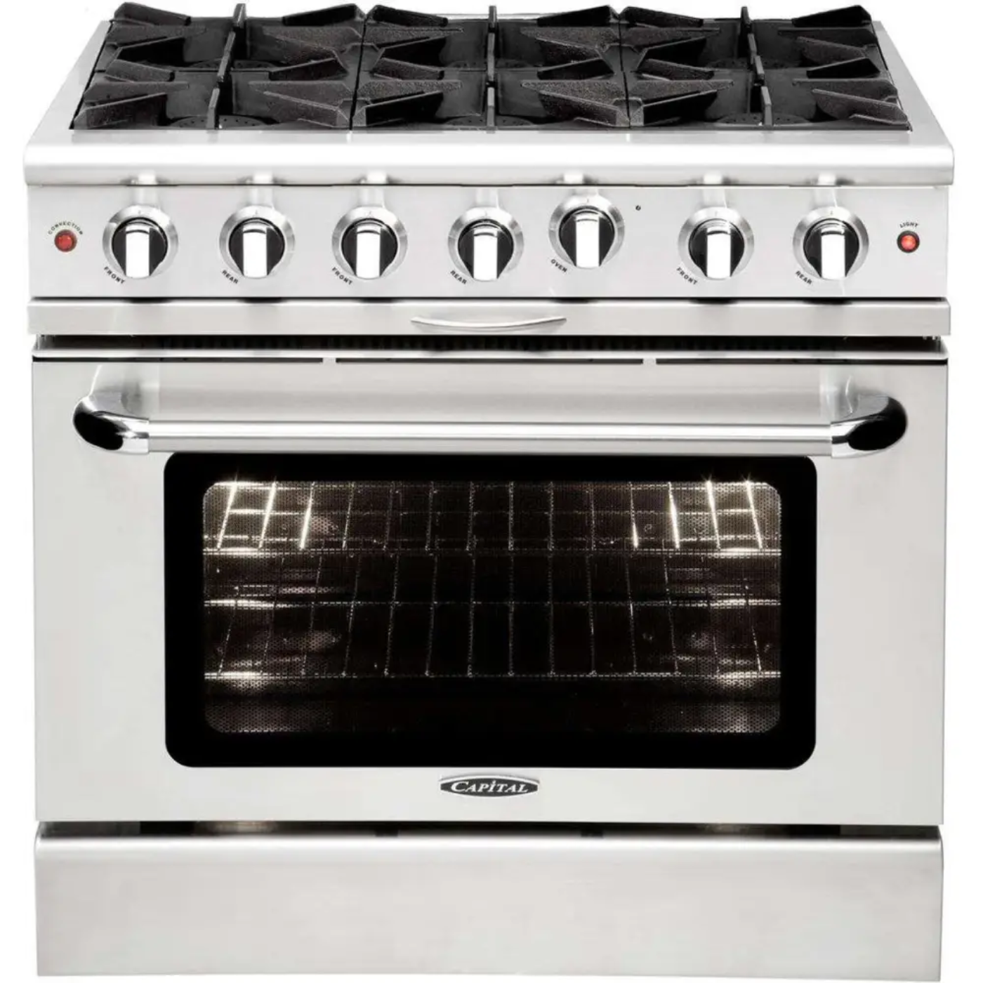 Capital 36" Culinarian Gas Range, 6 Open Burners - MCOR366N