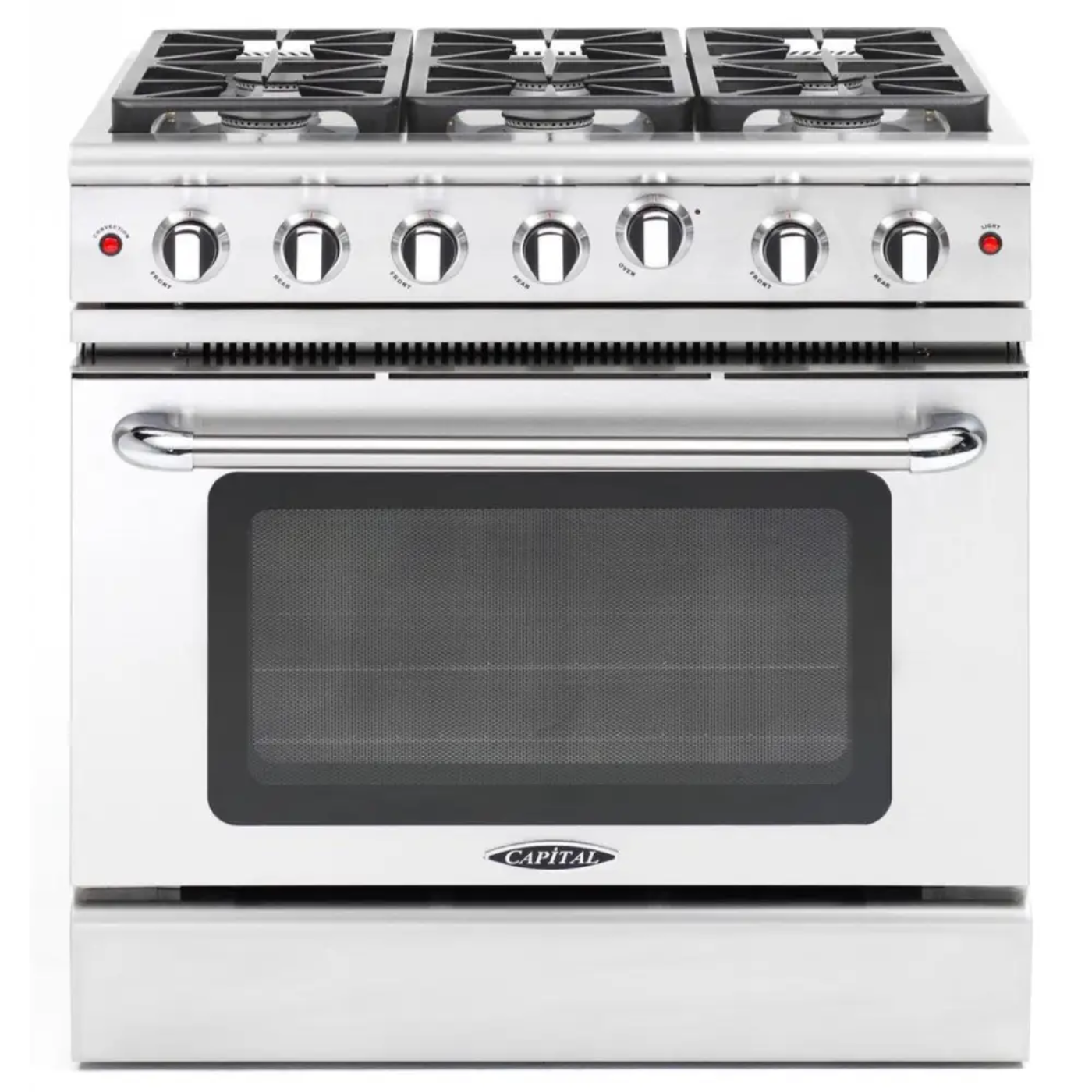 Capital 36" Precision Gas Range, 6 Sealed Burners - MCR366N