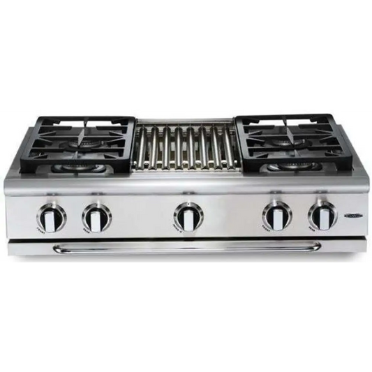 Capital 36" Precision Gas Rangetop, 6 Sealed Burners - GRT366N