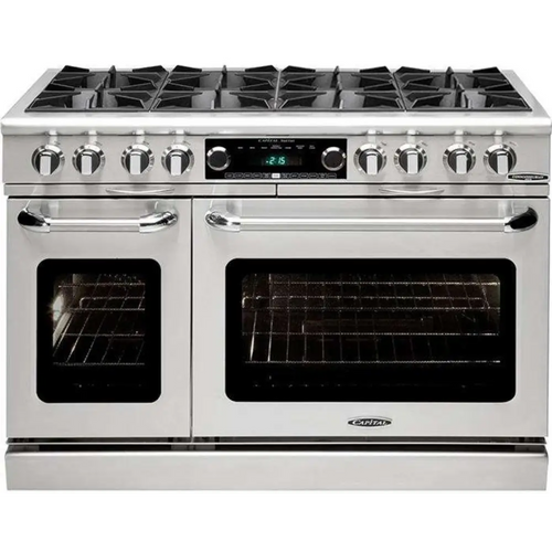Capital 48" Connoisseurian Dual Fuel Range, 8 Open Burners- COB488N